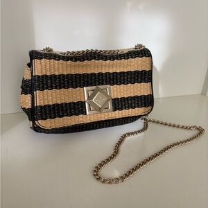 Kate Spade raffia shoulder bag